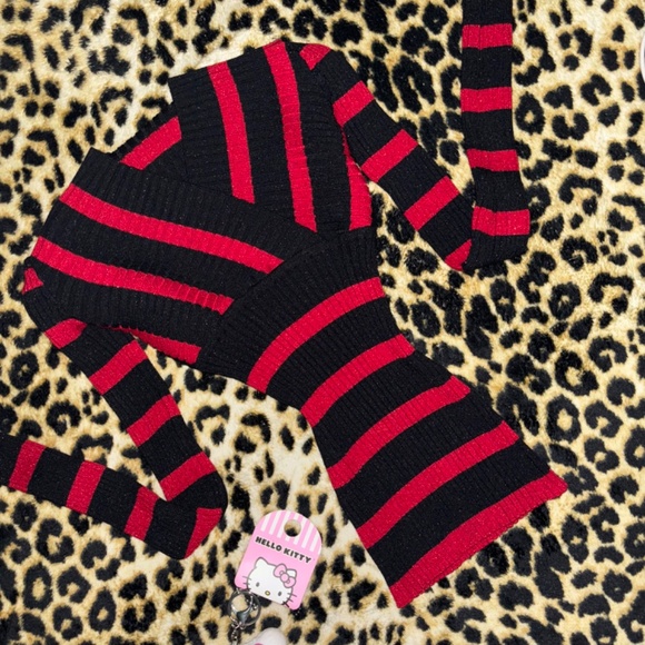 inc international concepts striped wrap sweater (limited time SALE) - Picture 4 of 5